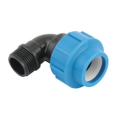 China KEXING IRRIPLAST ECO ELBOW ISO17885 ISO14236 CE PN16 PN10 HDPE CHEAP MALE FLANGE SADDLE Irrigation PP PE Compression Fittings for sale