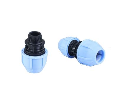 China KEXING IRRIPLAST ISO 14236 ISO 14236 CE PN10 General Irrigation Compression Fittings PP HDPE SINGLE UNION Ball Valves Male for sale