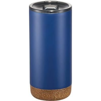 China New Business 16oz Shape Double Wall Metal Stainless Steel Tumbler With Cork Base for sale