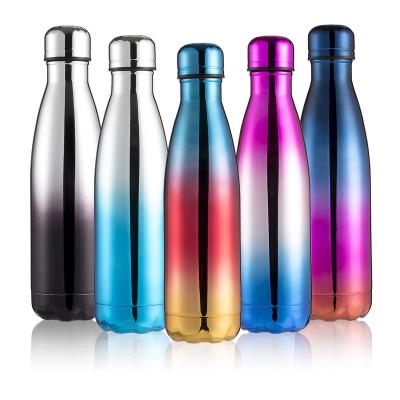 China Sustainable 500ml / 750ml Cola Shape Insulated Stainless Steel Vacuum Water Bottle With Custom Logo for sale