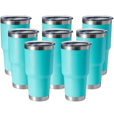 China Sustainable Wholesale Double Wall 30oz Stainless Steel Tumblers With Lid for sale