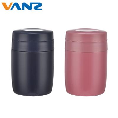 China Viable Stainless Steel Vacuum Food Warmer Food Flask Portable Double Wall Insulated Lunch Box With Spoon for sale