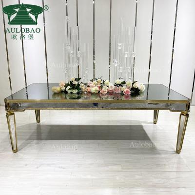 China Adjustable Commercial Furniture (Other) Luxury Stainless Steel Wedding Table for sale