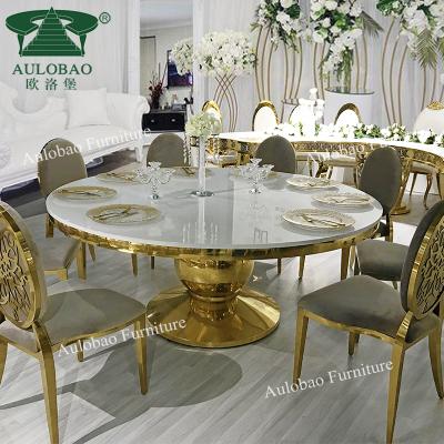 China (Other)Adjustable Romantic Gold Metal Frame Around Stainless Steel MDF Top Wedding Table for sale