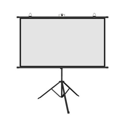 China Tripod School Home Use 72 Inch Small Size Tripod Projector Screen for sale