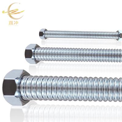 China Customizable length and size of high quality 304/316L stainless steel water heater communication pipe corrugated pipe pipe for sale