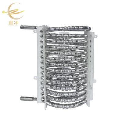 China Buffer Water Tank Customized 304/316L Stainless Steel Corrugated Tube Heat Exchange Coil for sale