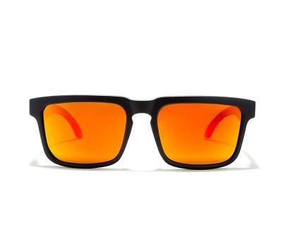 China Colorful Pattern Temple OEM Shades Fashion UV400 High Quality Metal Hinge Around Vintage Mens Sports Square Custom Polarized Oversized Colorful Sunglasses for sale