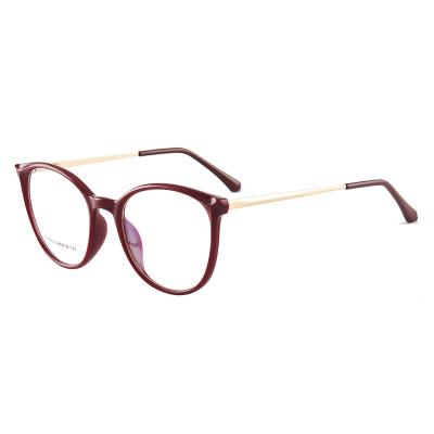 China Popular Women Glasses Frames Metal Optical Glasses Optical Glasses Frames Latest Design High Quality Luxury Fashionable Spectacle Eyewear for sale