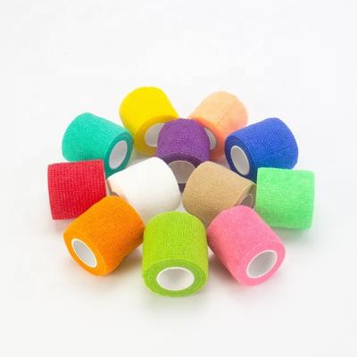 China Soft Medical dog cohesive elastic bandage printed pet vet tape wrap for sale