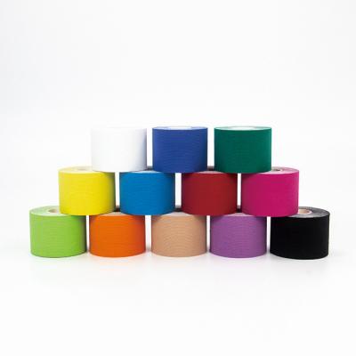 China 97% Cotton+3% Spandex Manufactory direct kinsiology sports tape kinesio kinesiology cotton body taping for sale