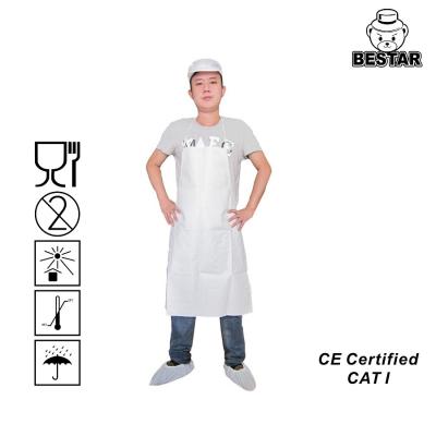 China 10PCS/BAG Disposable Protective Apron ISO9001 Disposable Plastic Aprons en venta