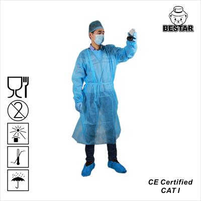 Κίνα Non Woven Fabric Disposable Isolation Gown Non Woven Protective Gowns Pack προς πώληση