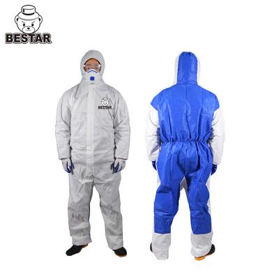 Китай Изготовленные на заказ устранимые химические устойчивые Coveralls для распылять пестицида продается