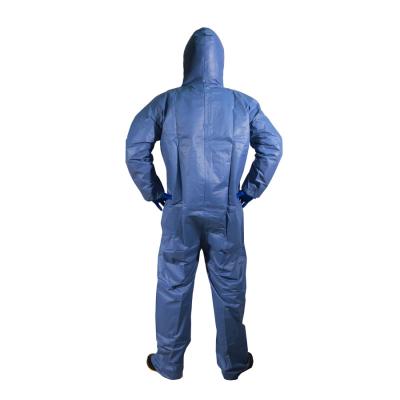 China Mono médico disponible azul no tejido de los pintores de las batas con Hood Zipper en venta