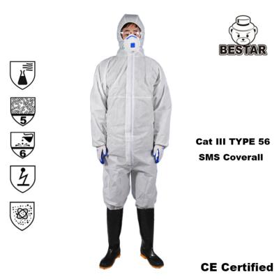 Китай Coveralls художников SMS анти- статические устранимые печатают 5 Coveralls с клобуком продается