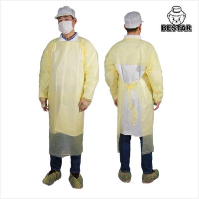 China OEM Level 3 CPE Medical Disposable Hospital Gowns Uniform for sale