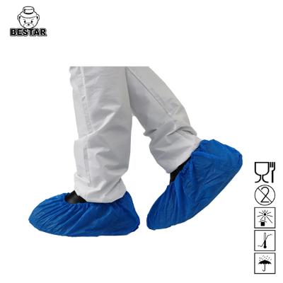 Китай Водоустойчивый Overshoe CPE пластиковый покрывает устранимые крышки ботинка не смещает продается