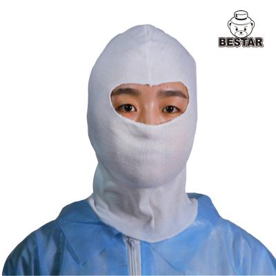 China Algodão Hood White With Overlock Sewing descartável estéril protetor de OSFA à venda