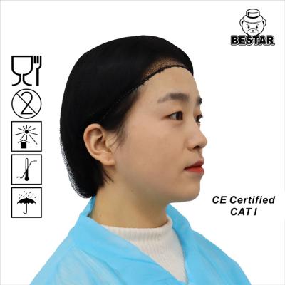 Китай Hairnet крышки красочного нейлона устранимый Nonwoven для хирургии продается