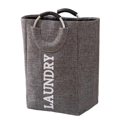 China Modern Collapsible Dirty Cotton Laundry Hamper Manufacturers Waterproof Canvas Storage Dirty Laundry Hamper for sale