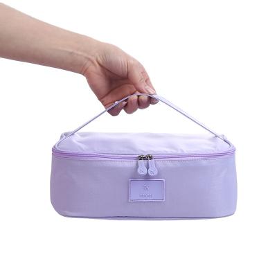 China Multifunction Waterproof Hanging Travel Toiletry Bag Handle Travel Toiletry Bag Portable Cosmetic Pouch Cosmetic Makeup Bag for Women for sale