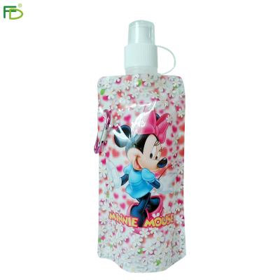 China Viable kids collapsible water bottle, safe water bottles, plastic water bottle for sale