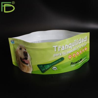 China Non-automatic factory supplying cheap disposable plastic pet bowl foldable zipper closure for sale