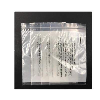 China LDPE Recyclable Plastic Pharmacy Ziplock Bag Medicine Storage Dispensing Bag For Pill for sale