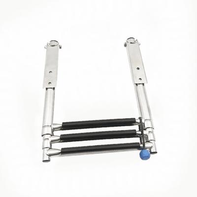 China Steel 316 stainless steel step ladders telescoping ladder for yacht with competitive price for sale