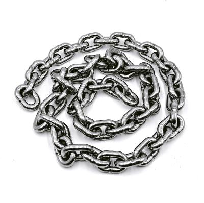 China Manufacturer Grade U1 U2 U3 Straight Stud 14mm Black Painted Marine Anchor Chain for sale