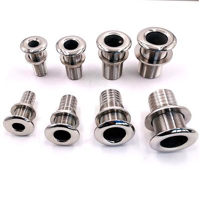 China High quality 304 stainless steel and 316 stainless steel disposal through hull fitting for sale