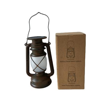 China Garden Camping Rechargeable Handy Lantern Waterproof Solar Powered LED Emergency Light Lantern Outdoor Hanging Lanterns for sale