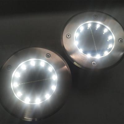 China High Quality Garden Customization Stainless Steel Solar Powered Ground Garden Lights Manufacturer China for sale