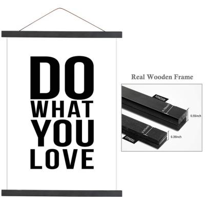 China 2019 Newest Handmade Europe\North America Minimalist Art Hanging Magnetic Poster Hanger Frame for Posters and Prints for sale