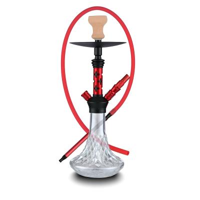 China 2021 New Large Aluminum Alloy Hookah Bar Hookah Manufacturer 2021 New Design Hookah Alloy Shisha Glass Shisha Supplier for sale