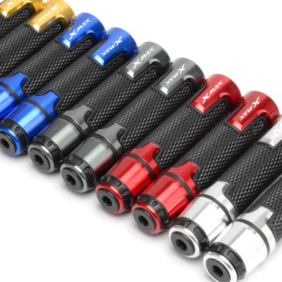 China CNC Machined Aluminum + No-Slip Gel Rubber For Yamaha X max XMAX 300 125/200/250/400 XMAX300 2017 Motorcycle Handlebar Grip Bar Grip Bar Motorbike Handl Grip of 2018 all the years for sale