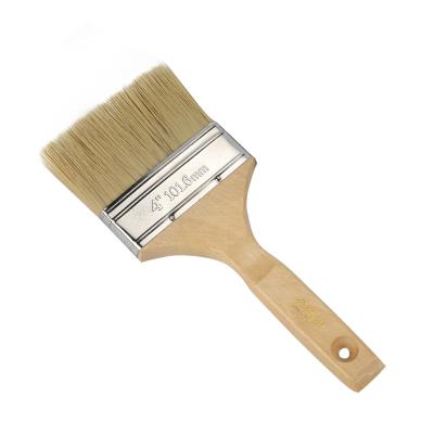 China 2021 Cheap Paint Painter Tools Wooden Handle Paint Brushes Feature for sale