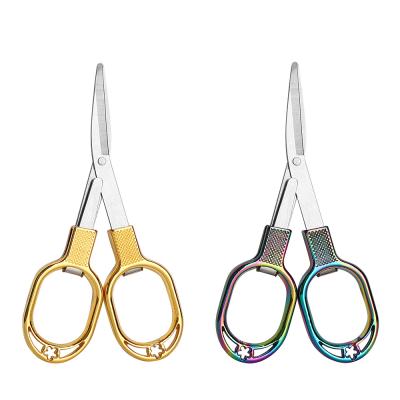 China Stainless Steel Outdoor Universal Folding Scissors Amool Tools Crafts Amool Tools Gardening Tool Shears Stationery Folding Portable Handmade Sewing for sale