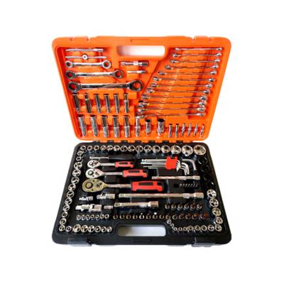 China Chrome Vanadium Steel Automobile/Hand Extended Bicycle/Car Repairing Socket Wrench 150Pcs Tool Kit With Plastic Box for sale