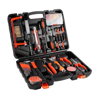 China 100-Piece Household Family Tool Kits Extensive Durable Plastic Electricians Hand Maintenance Tool Box Sets for sale