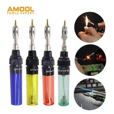 China Multifunctional Soldering Iron About 450 Degree Gas Welding Pen Torch For Welding Machine 8ML Butane/155Mm for sale