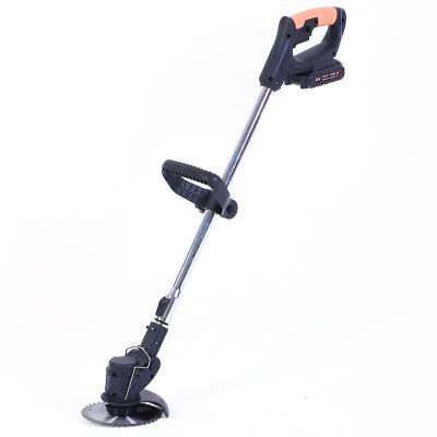 China Garden Tools 4-Stroke Metal Blade Grass Cutter With Handle Portable Lawn Mower Garden Trimmer for sale