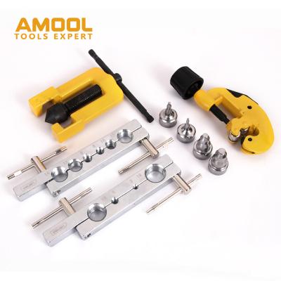 China 3-19mm Iron/Aluminum Alloy Expander Pipe Expander Device Pipe Cutter Tool Kit Manual Pipe Expander Copper Tube Flare Tool for sale