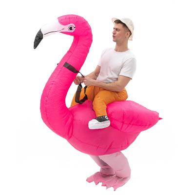 China Role play for party inflatable adult size 150CM and 180CM flamingo costume inflatable costume for role playing for sale