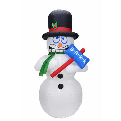 China New Year Home Christmas Factory Direct Sales Indoor Outdoor Hot Advertising 6 Feet Xmas Inflatable Snowman For Holiday Decoration for sale