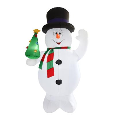 China 6ft Cute Funny Hot Sale Home Christmas New Year 6 Inflatable Snowman Christmas Outdoor Indoor Outdoor Advertising High Quality Pi for sale