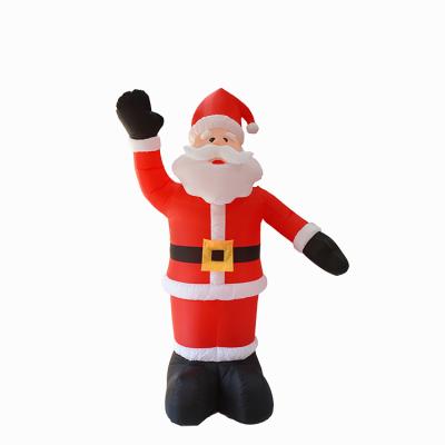 China Good Price Factory Good Price China New Year Christmas Inflatable Doll Home Indoor Outdoor Christmas Inflatables Chasing Santa Claus for sale