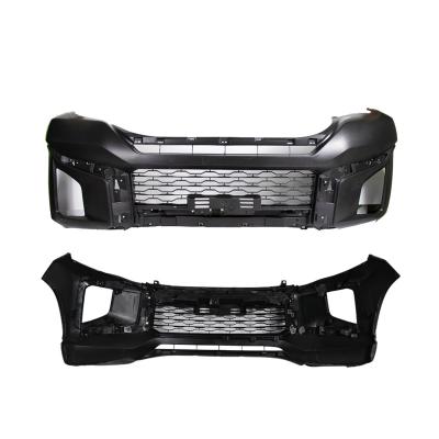 China PP Factory produced pickup Black steel front bumper grille For Mitsubishi TRITON L200 2020 2021 2022 Front Bumper 4WD for sale