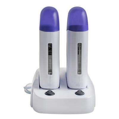 China Professional Hair Removal Beauty Salon Nail Tools Wax Heater Wax Hair Removal Machine Blue Two Seat Hair Removal Machine for sale